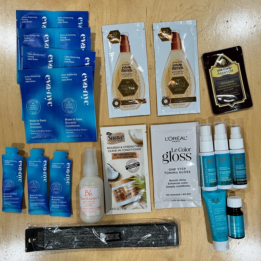 Haircare sample bundle